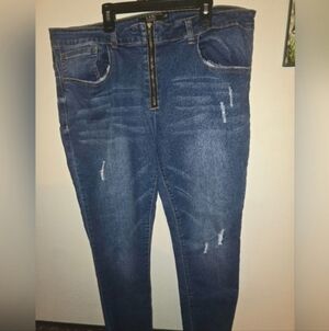 Lucky and blessed skinny jeans mid rise skinny 18